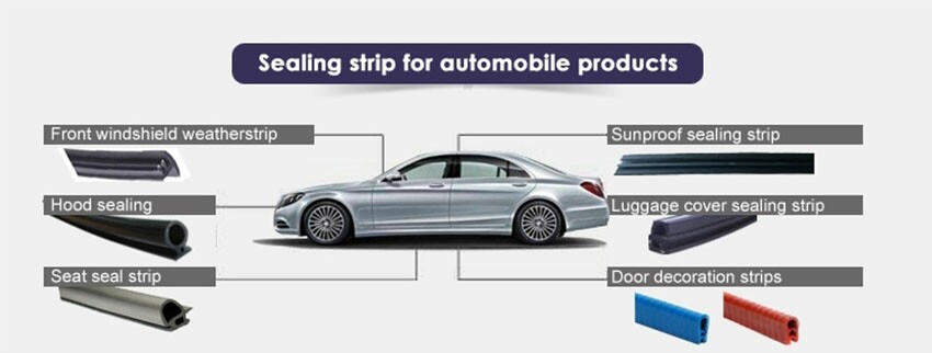 Edge Trim Seal factory Applications