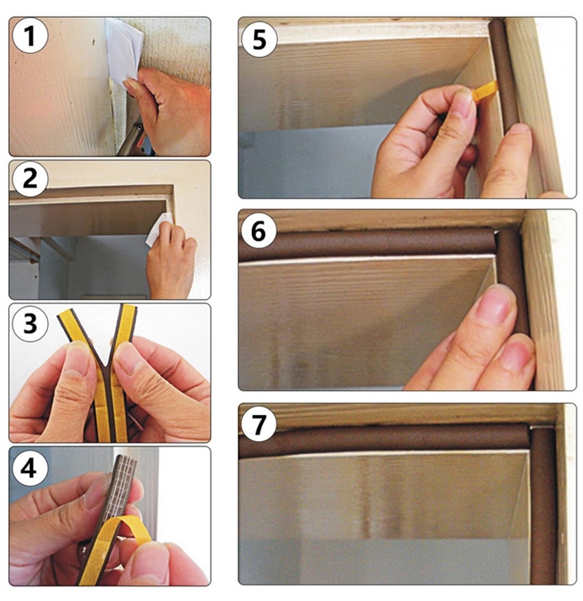 Door and Window Seal (Self-adhesive Seal) Factory Application
