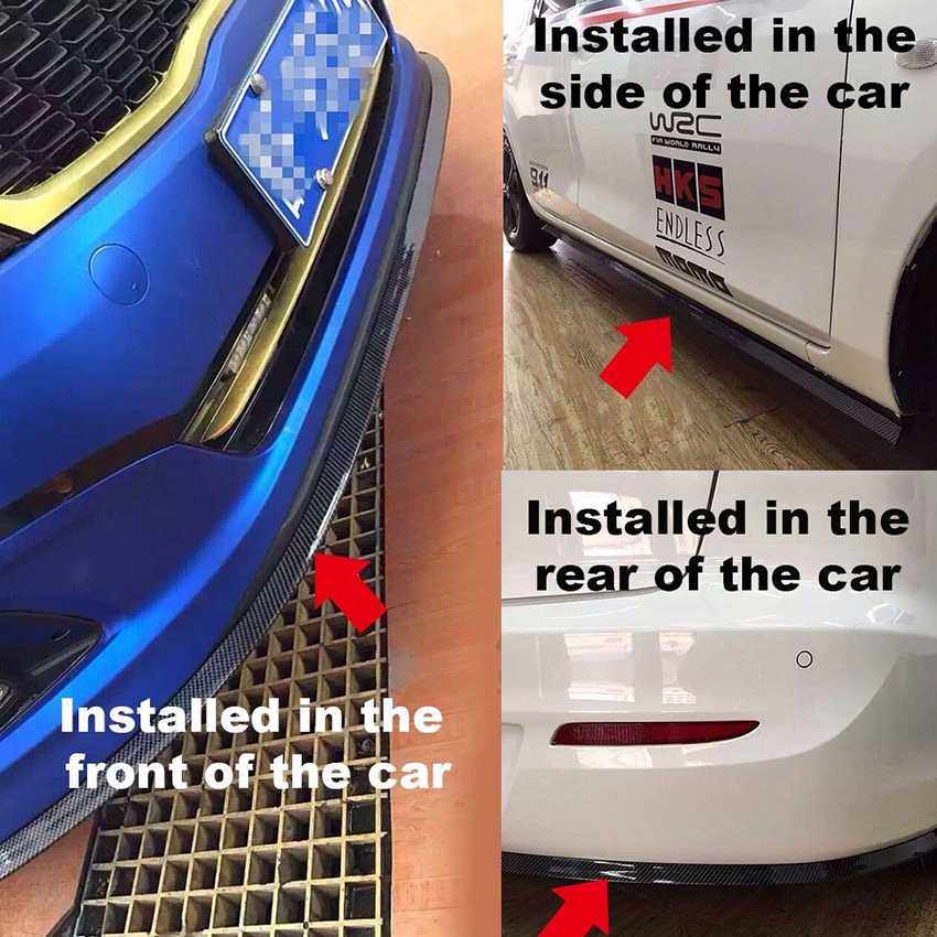 Carbon Fiber Bumper Bumper Strip -Applications3