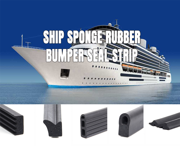 Ship Sponge Rubber Bumper Seal Strip