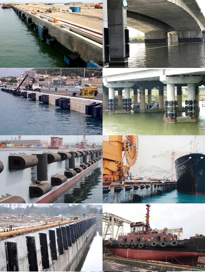 Marine Seal Strip Large D Type Ship Anti Collision Strip-Applications