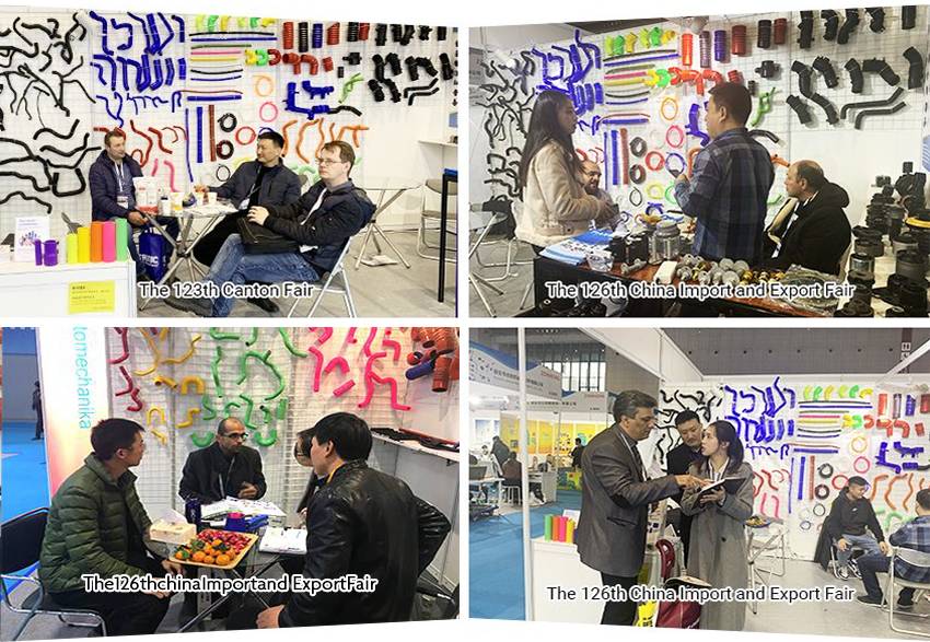 Corrugated Silicone Hose Exhibition (2)