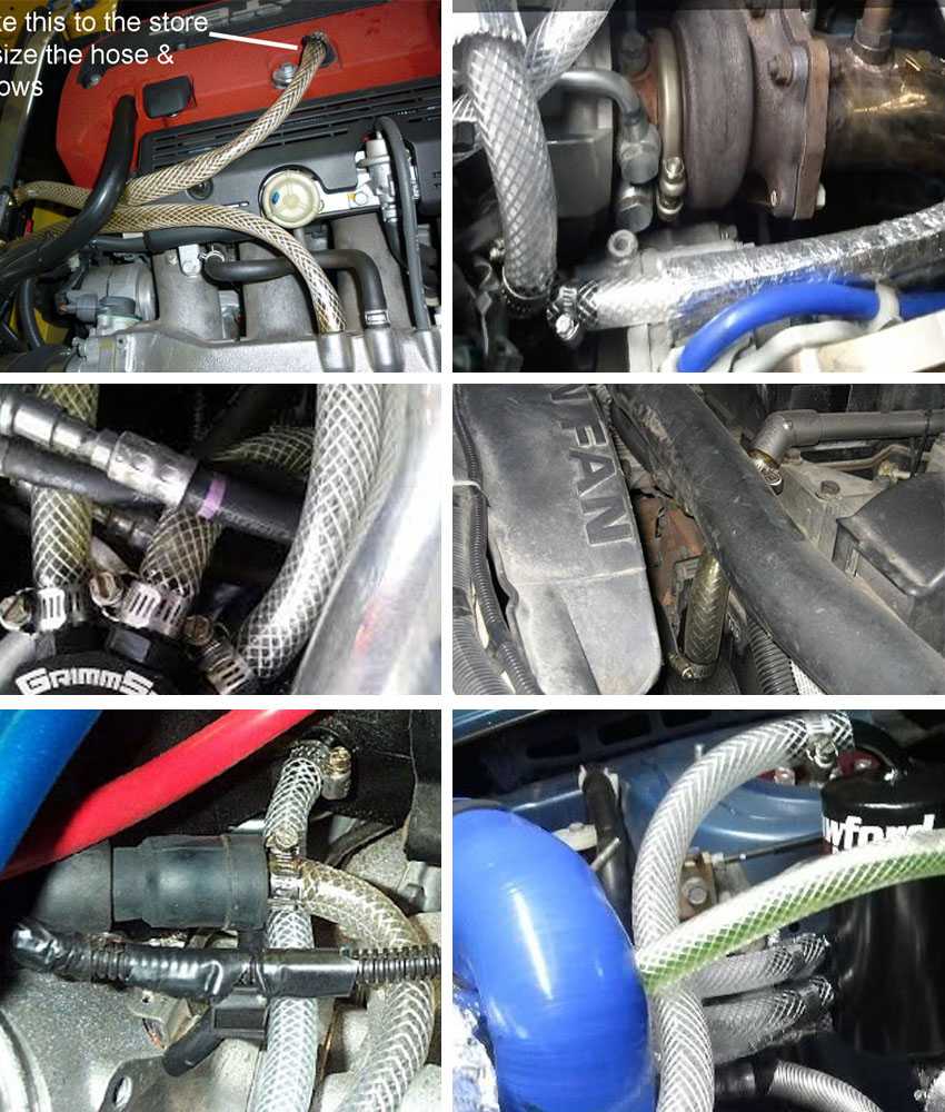 Transparent Braided Heater Hose