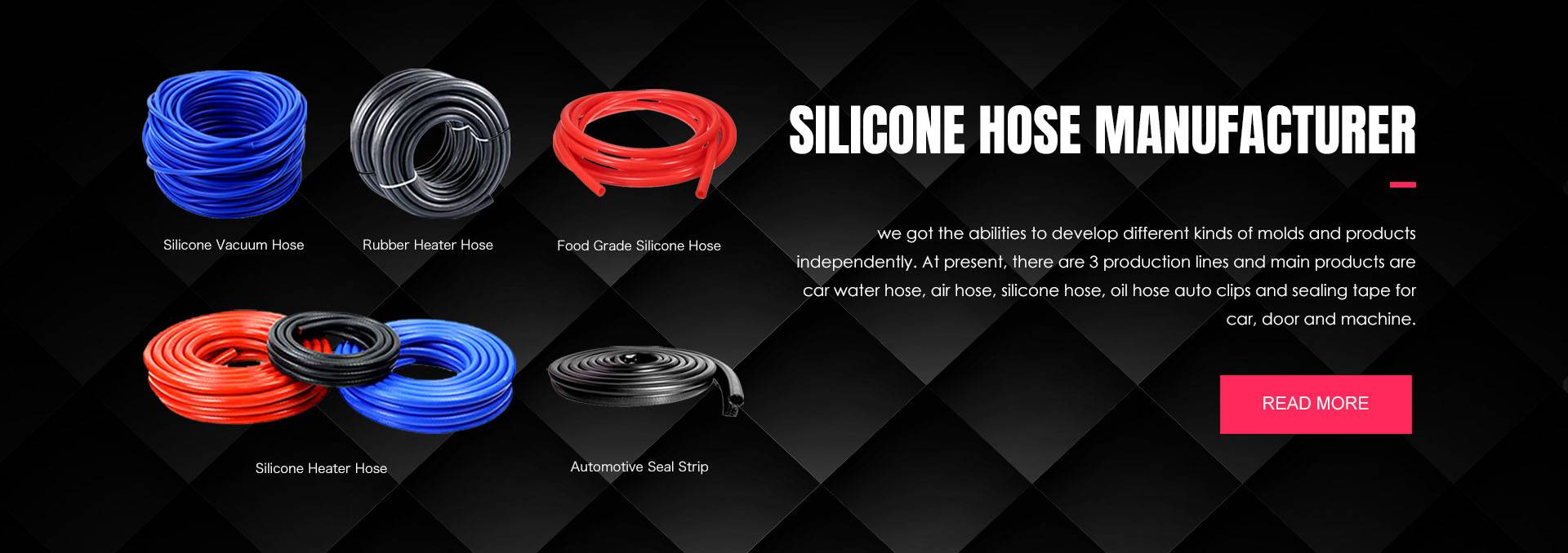 Silicone Vacuum Hose-Silicone Heater Hose-Supplier