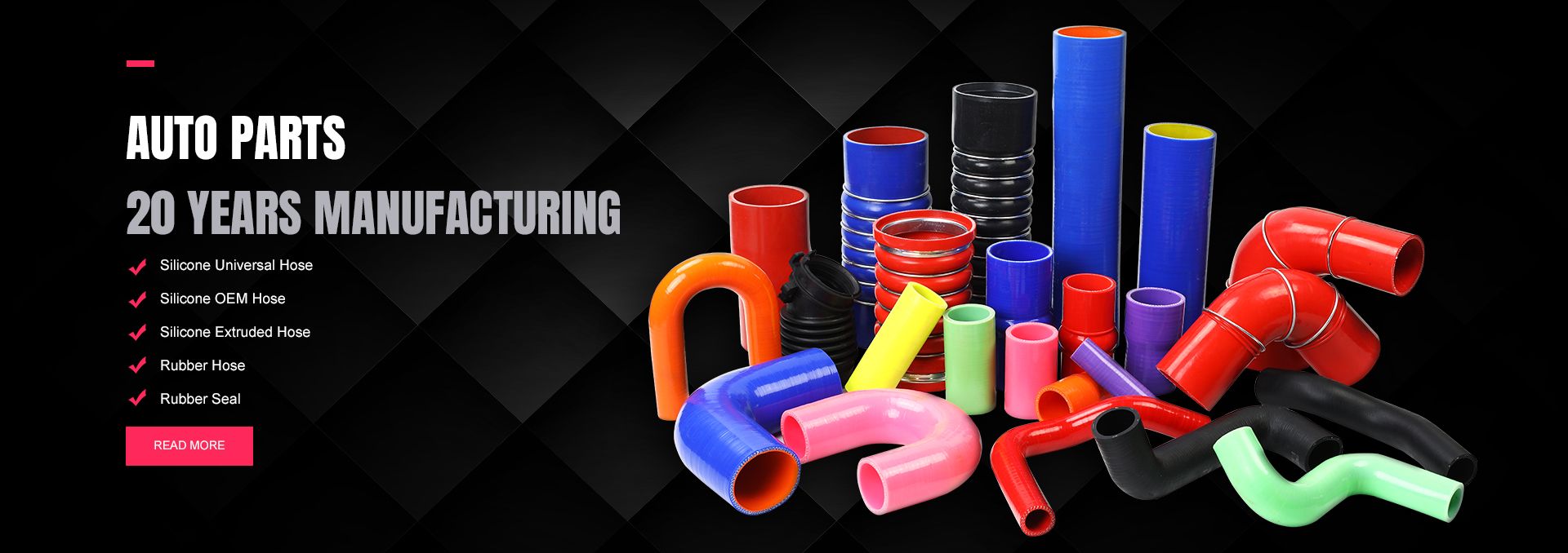 Universal Silicone Hose-Silicone Elbows-Silicone Reducer Hose-Manufacturing