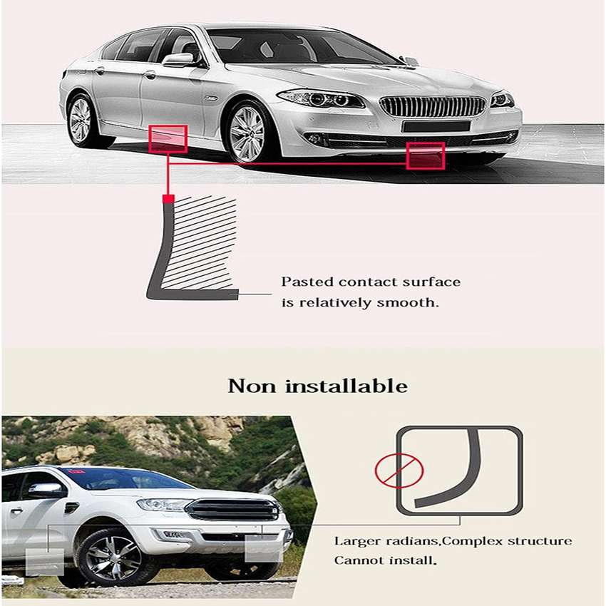 Carbon Fiber Bumper Bumper Strip -Applications2